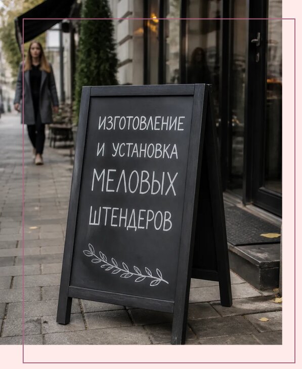Меловые штендеры в Елизове по цене от 6583 р. | Аванза-Лзв